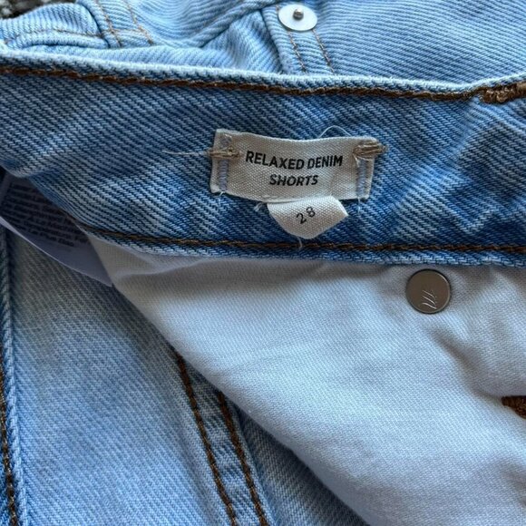 Y2K Blue Madewell Relaxed Fit Denim Shorts, women’s size 28 - Picture 4 of 7